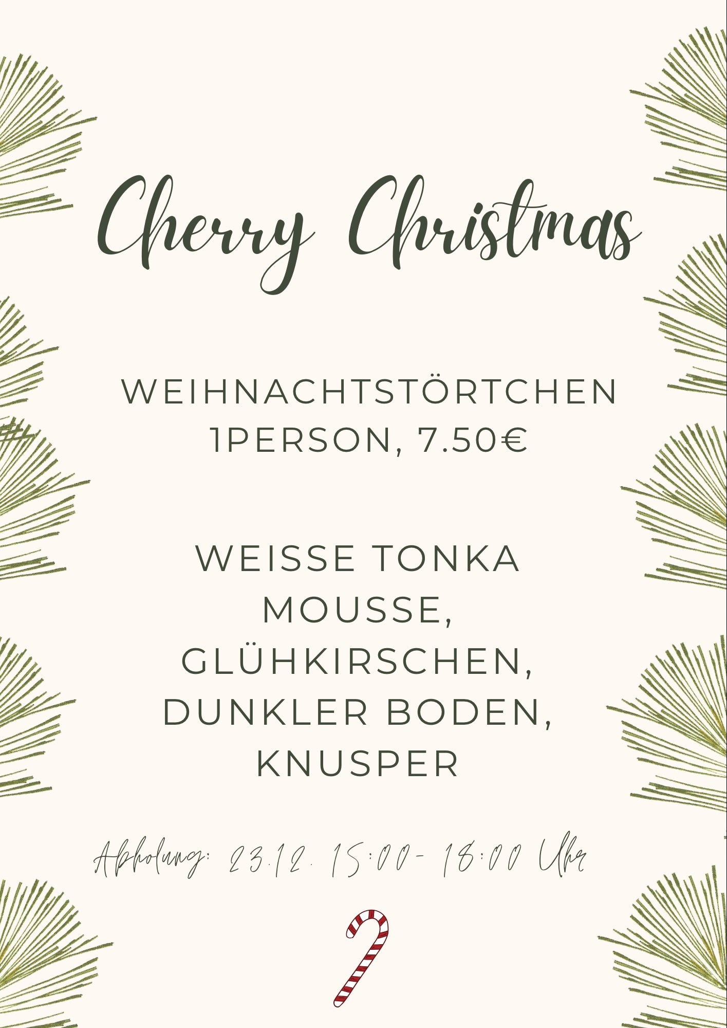 TÖRTCHEN / CHERRY CHRISTMAS