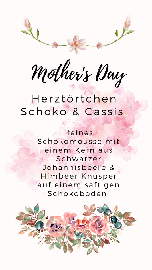 Herztörtchen Schoko
